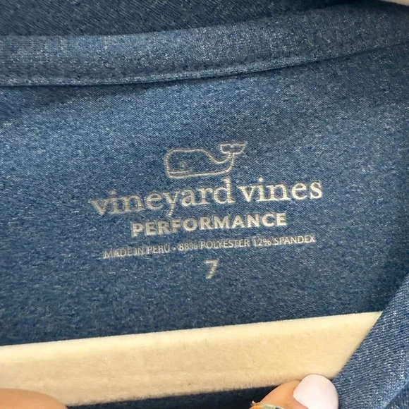 Vineyard Vines Kids Blue Basketball Long Sleeve Tee - Picture 3 of 5